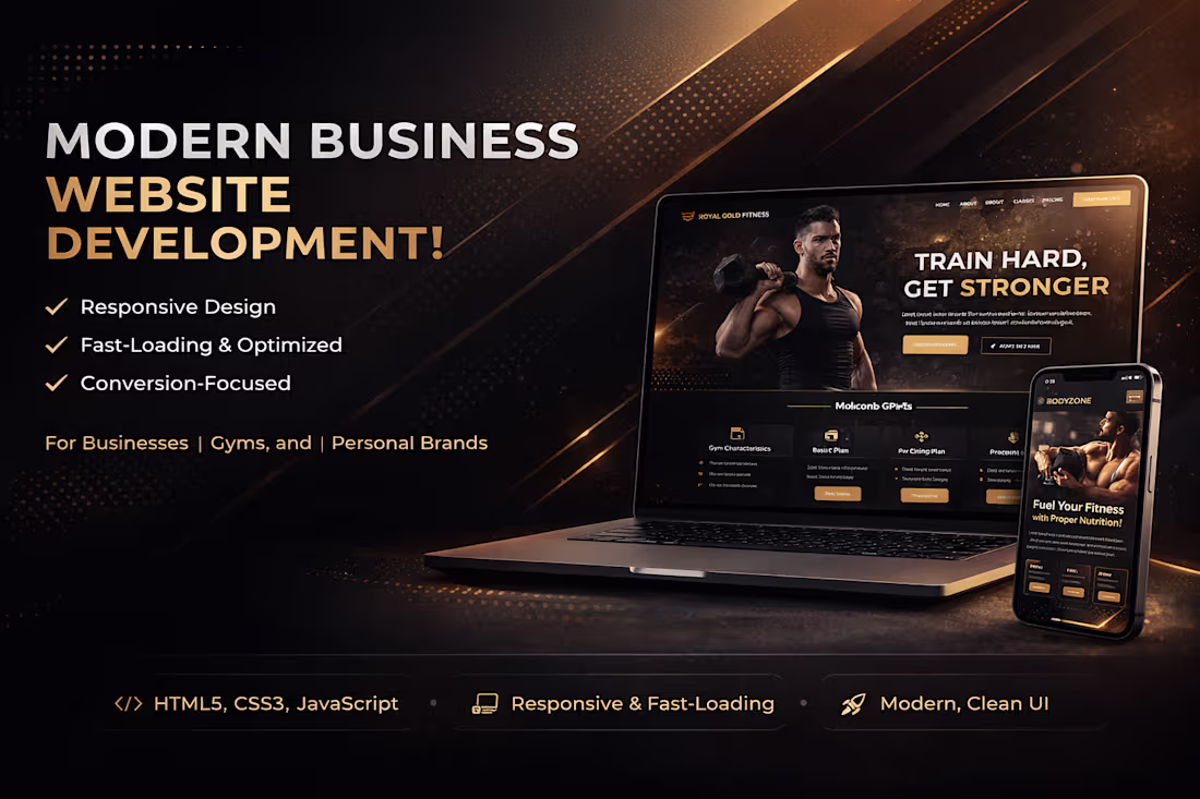 Cover image for I will build a modern react landing page for your startup