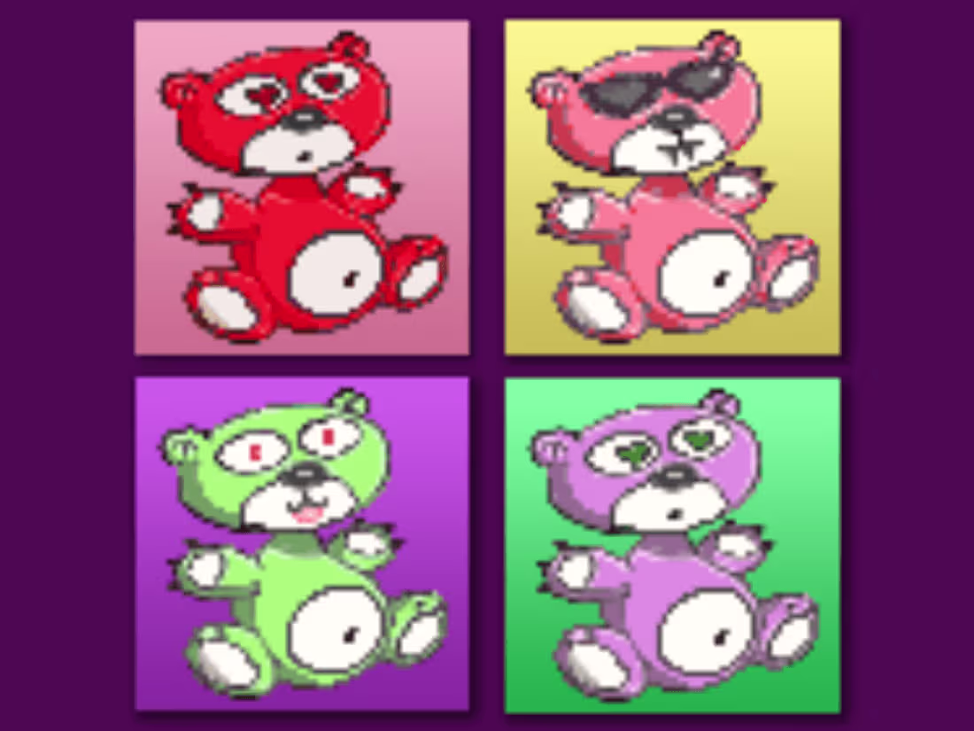 Cover image for NFT Pixel Art 'Teddy Bear'