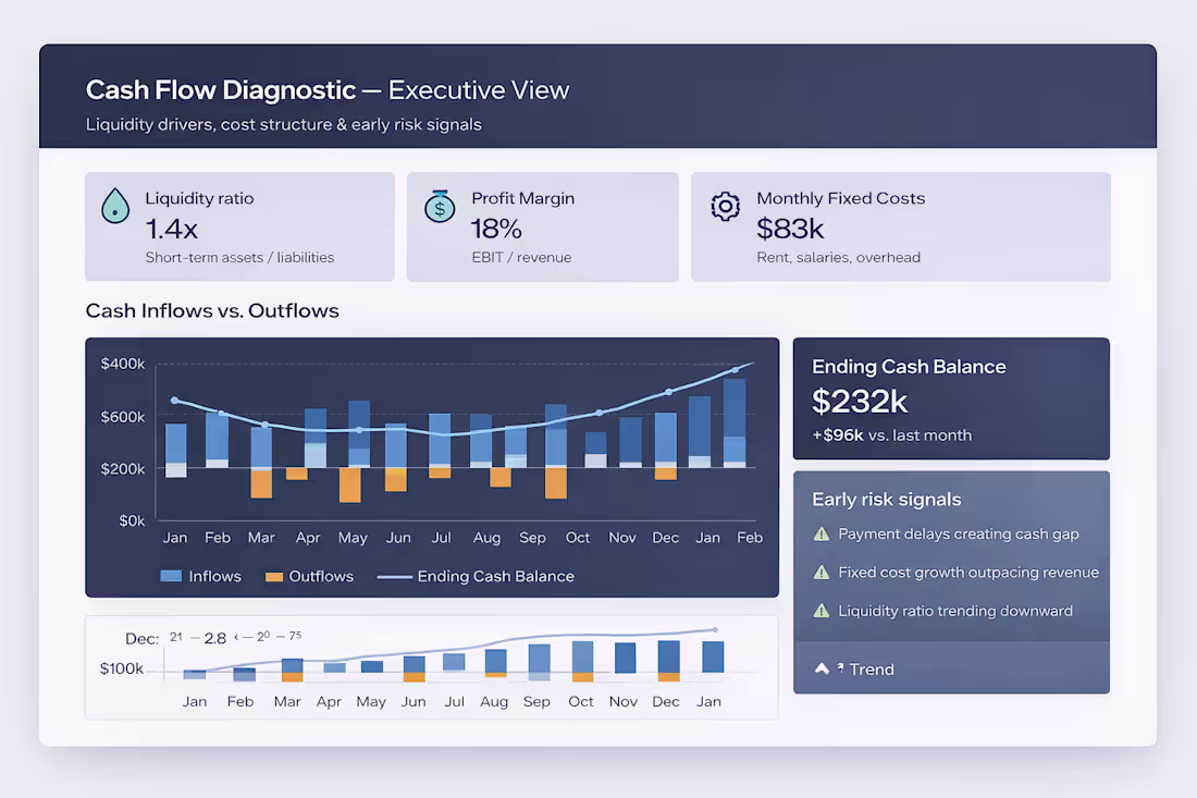 Cover image for Cash Flow Diagnostic — Services