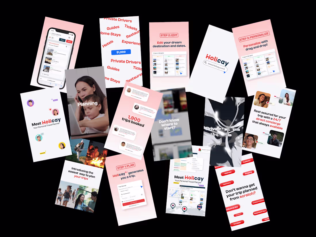 Cover image for Motion Ads - Holicay (AI Travel Planner)