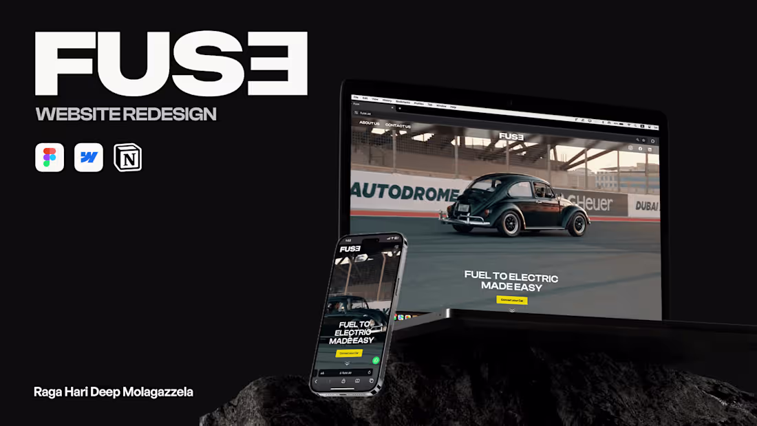 Cover image for FUSE EV : Re-Design and Web Development