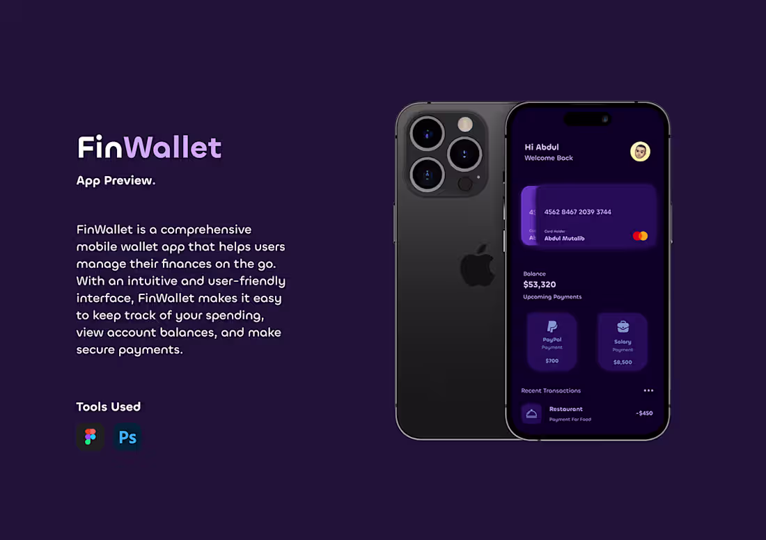 Cover image for FinWallet App Preview