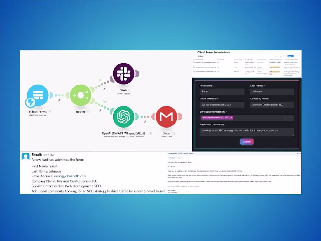 Cover image for AI-Powered Client Intake Automation