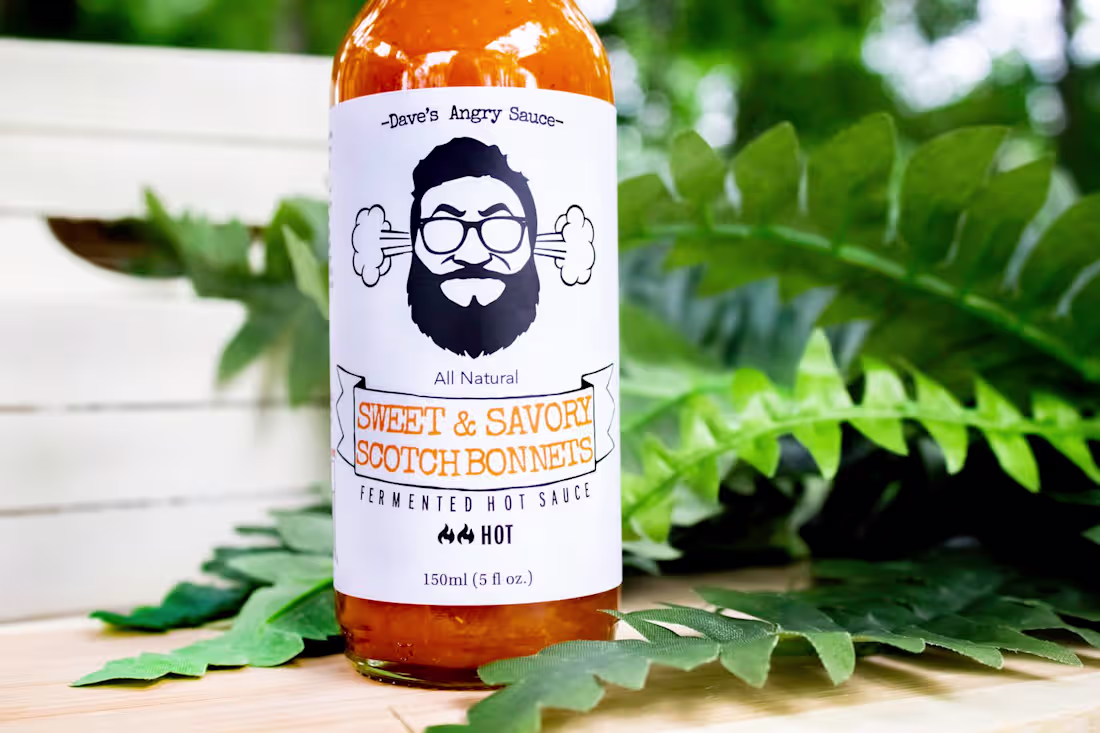 Cover image for Dave’s Angry Sauce - Product Photoshoot 