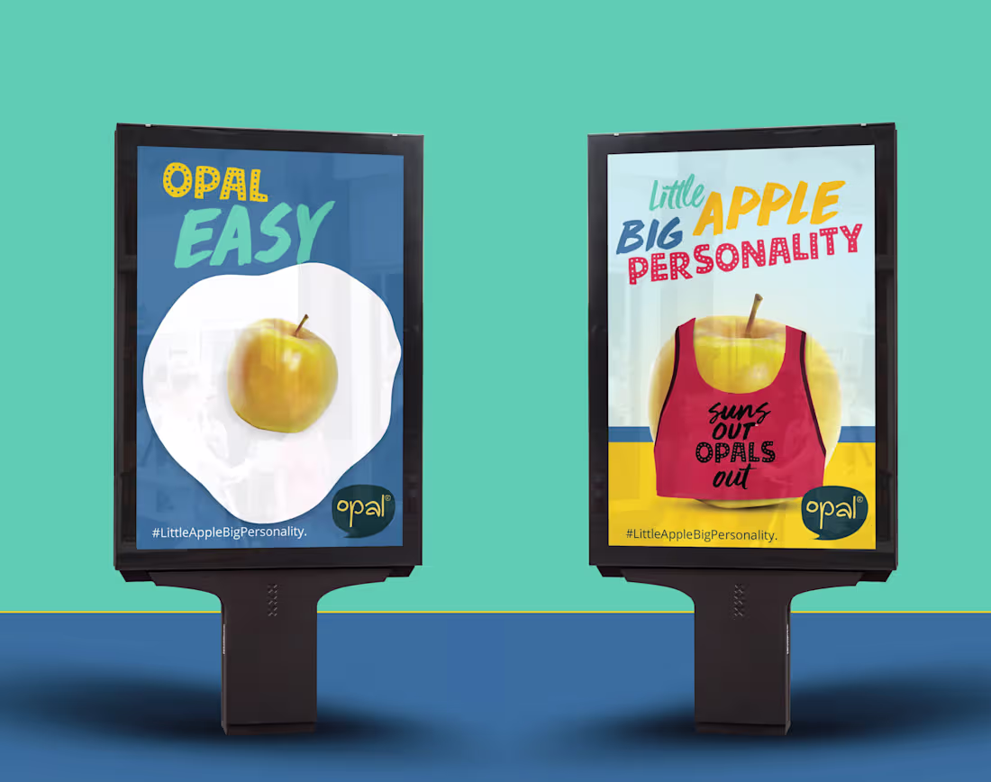 Cover image for “Little Apples, Big Personality” campaign for Opal Apples | Gra…