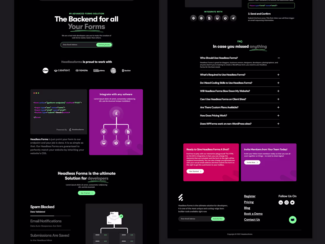 Cover image for Custom landing page UI/UX design