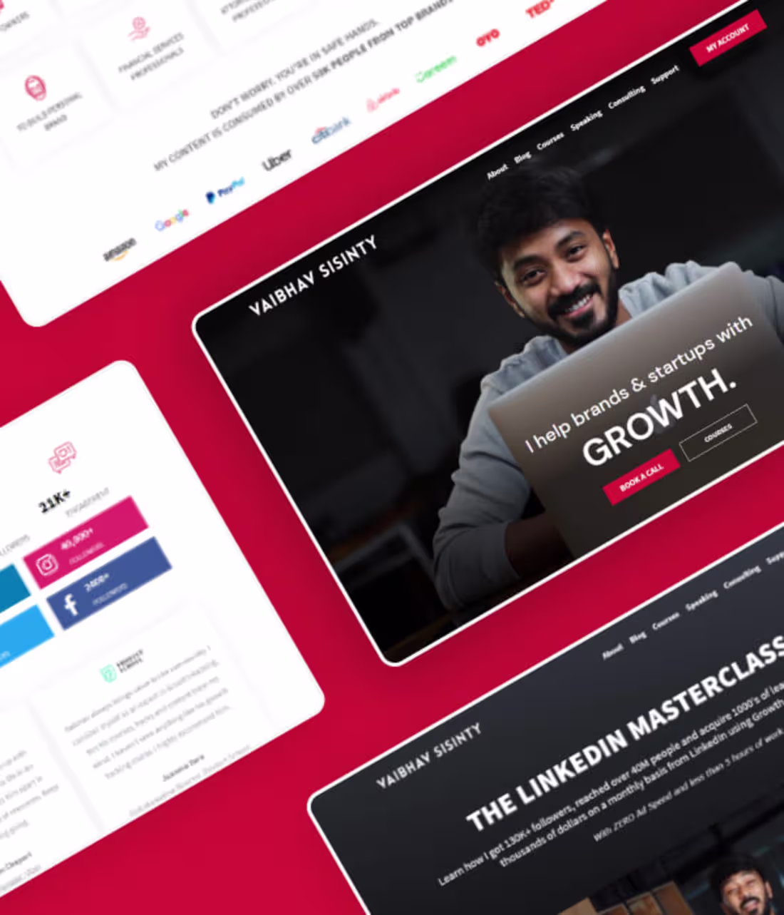 Cover image for Vaibhav Sisinty - Website Design