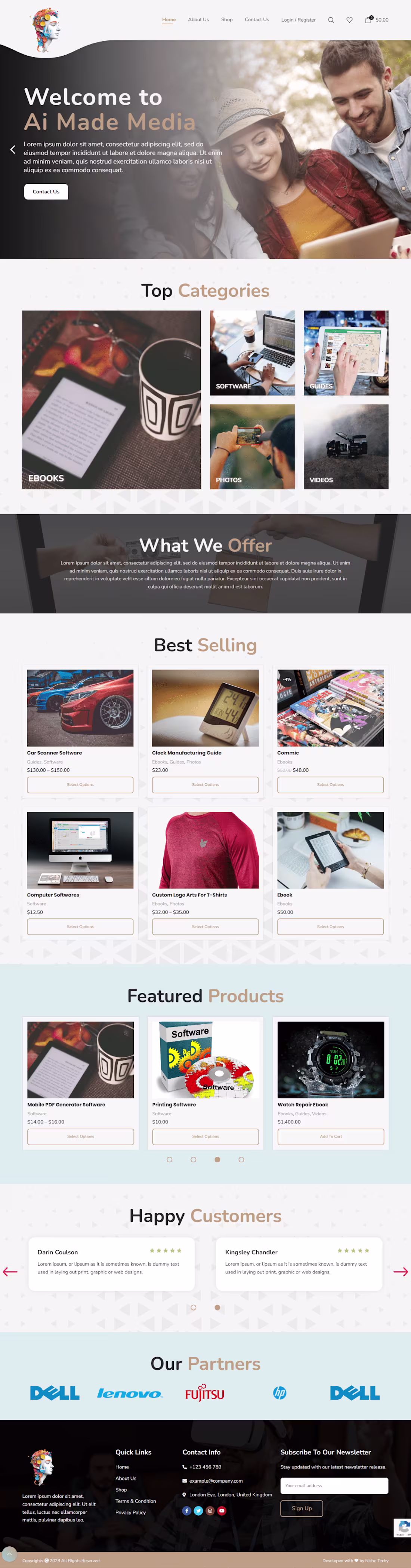 Cover image for AI-MadeMedia - Multivendor Marketplace for Digital Products