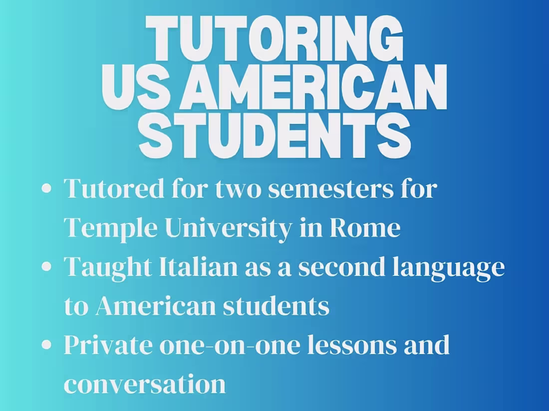 Cover image for Tutoring American students for Temple University