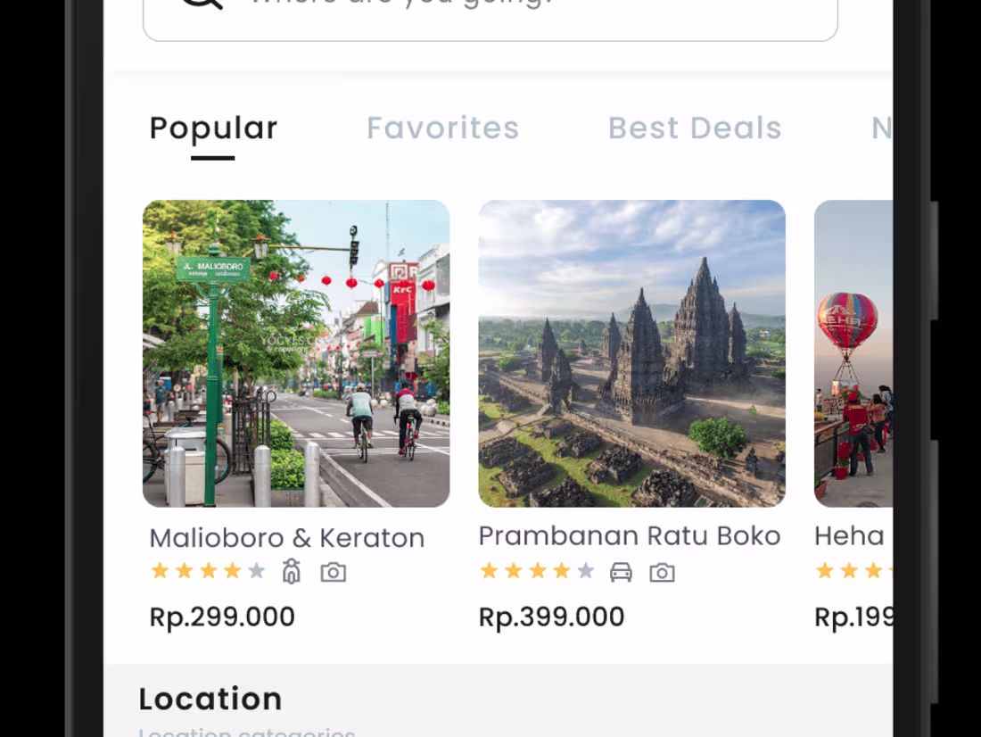 Cover image for Tour & travel booking app