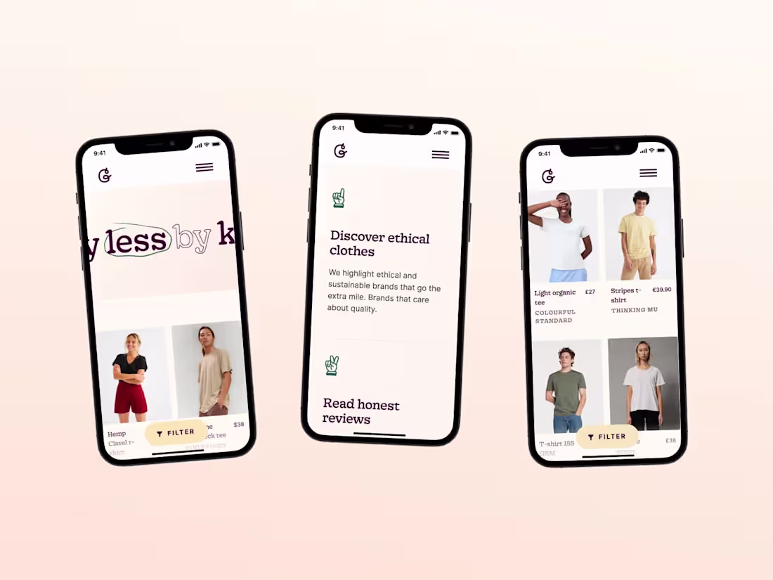 Cover image for Good Garms · Website design and build