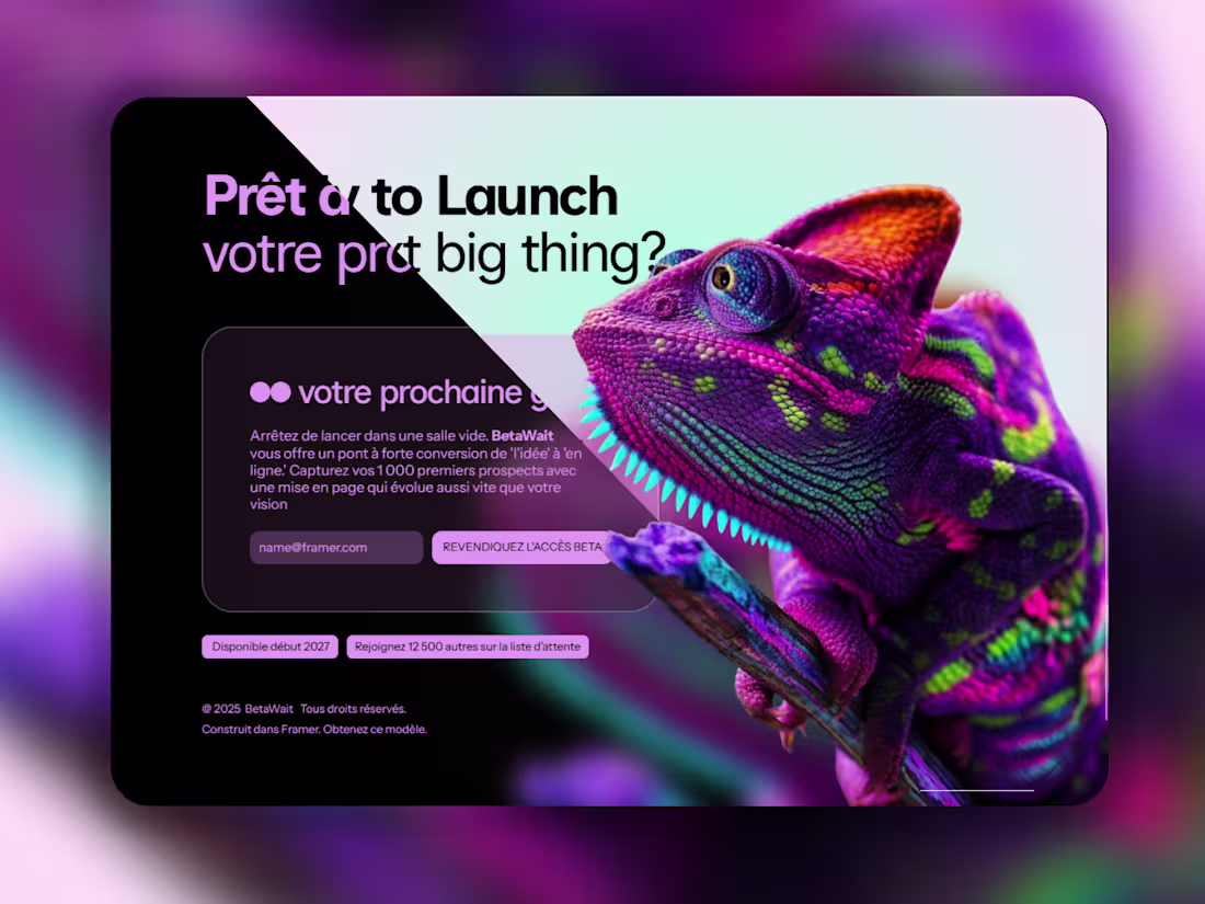 Cover image for Framer — Landing Page Design & Development