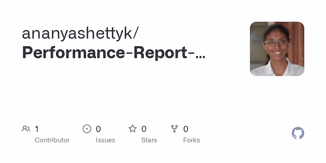 Cover image for Performance Report Plant_DTS Project