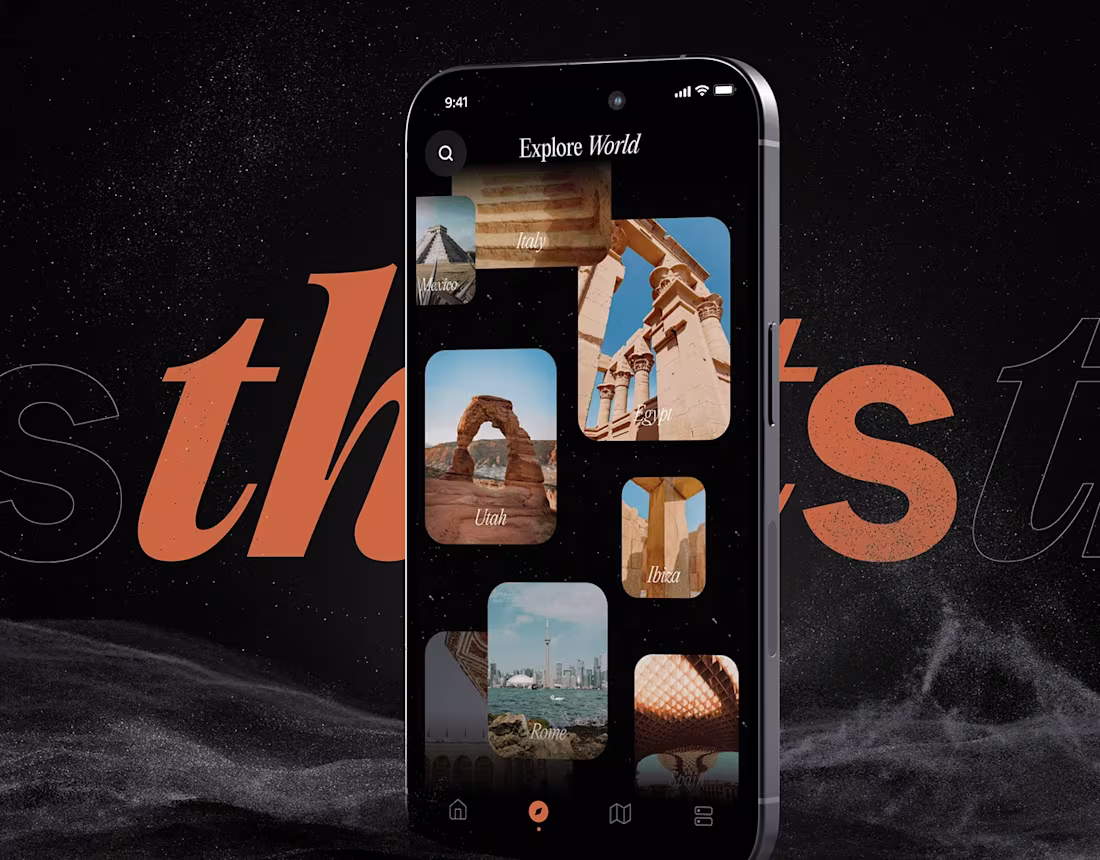 Cover image for Thats – Your Personal Travel Planner App UI/UX Design