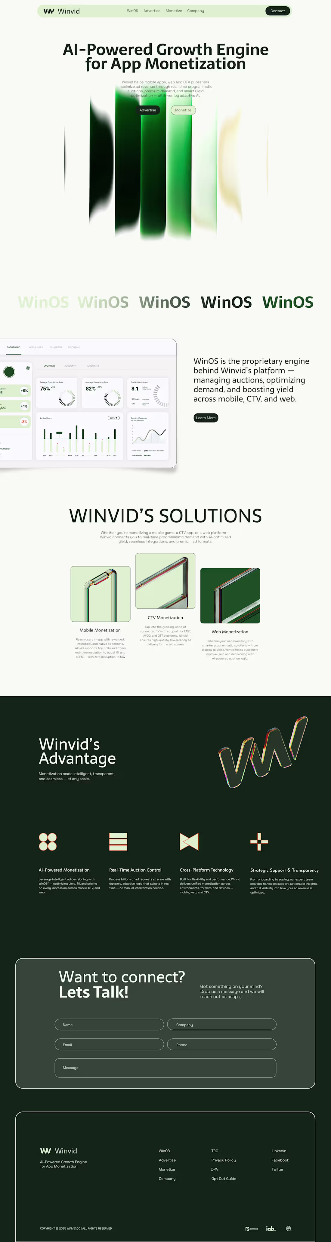 Cover image for We reimagined Winvid’s brand identity from the ground up; de...