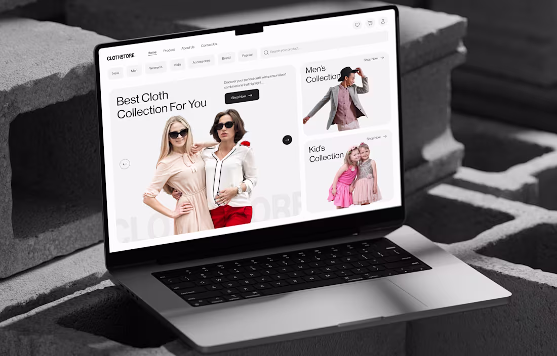 Cover image for CLOTHMART: Crafting a Unified Shopping Experience for the Moder…