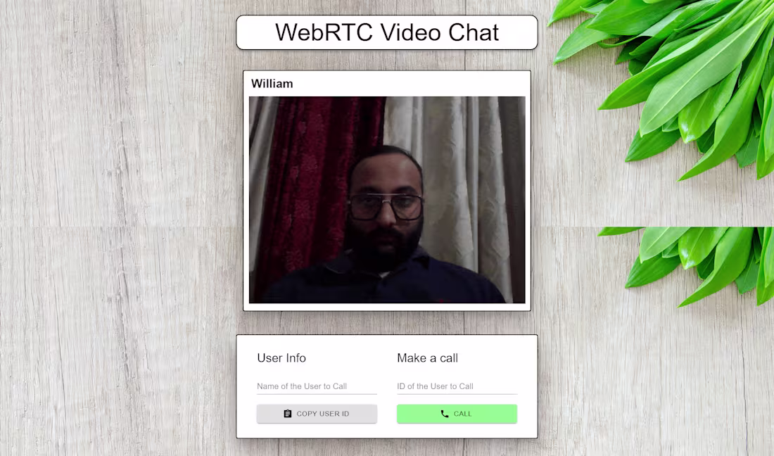 Cover image for WebRTC Chat App