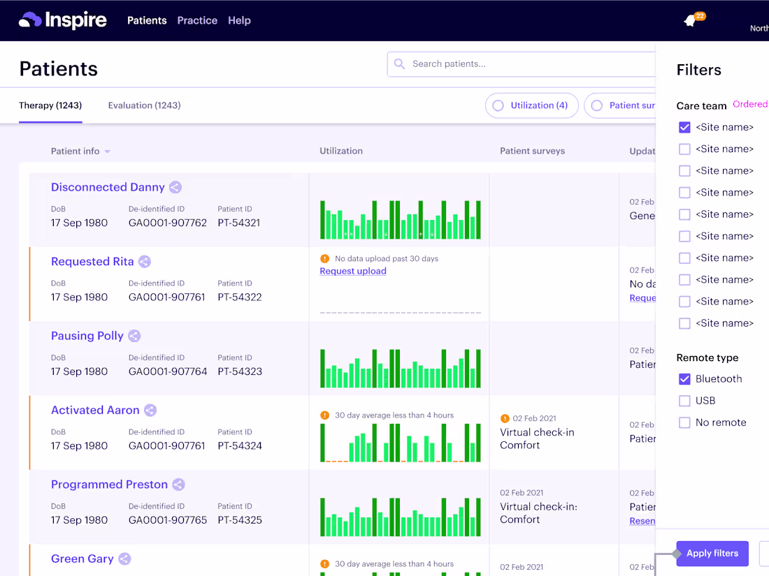 Cover image for Inspire SleepSync - FullStack Development for a medical system