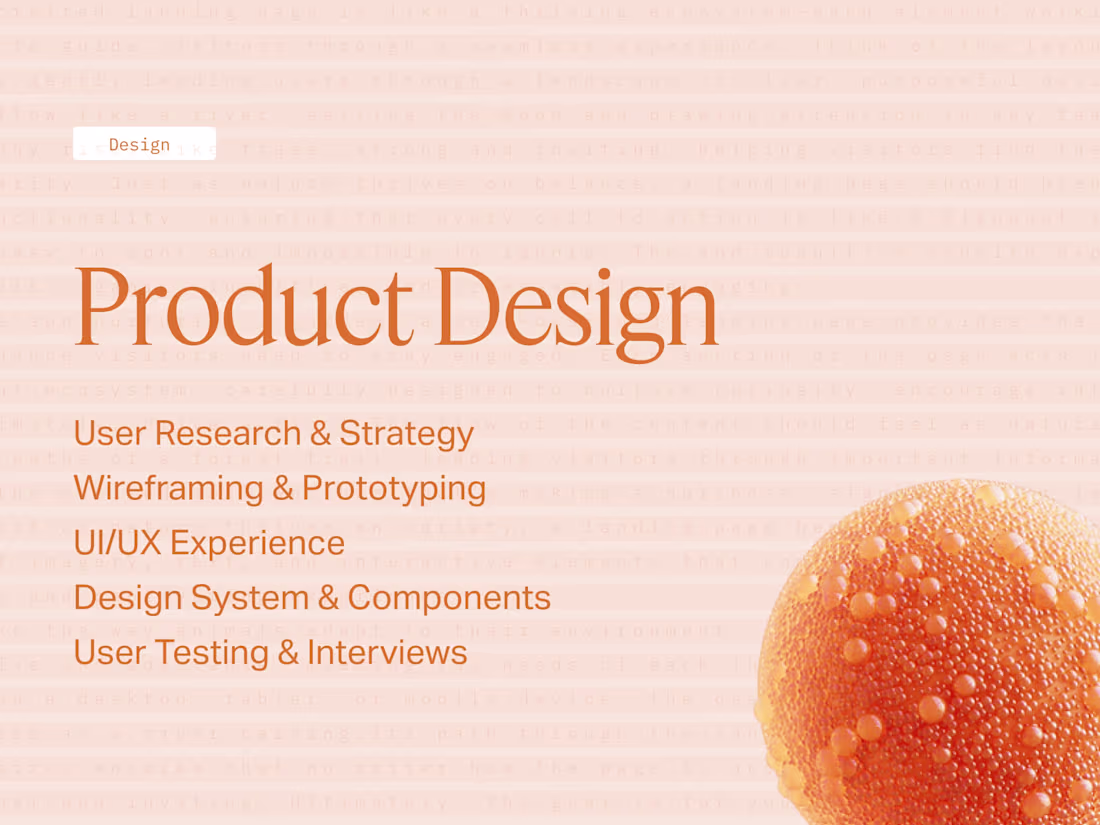 Cover image for Product Design (UI/UX)
