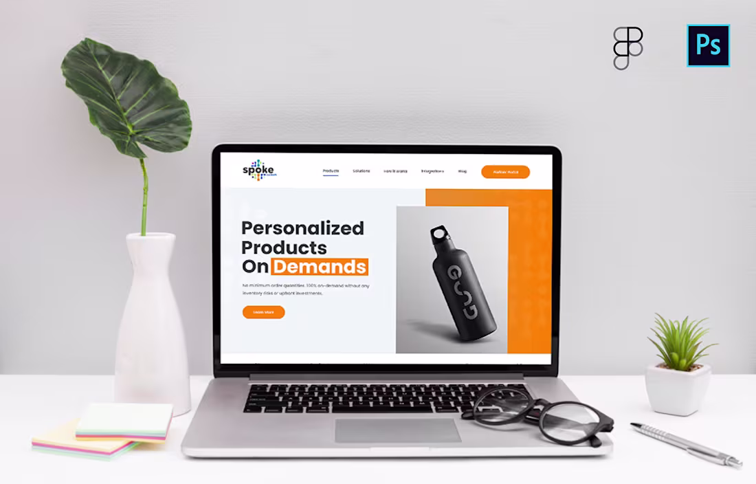 Cover image for E-commerce Homepage design | Spoke Custom on Behance