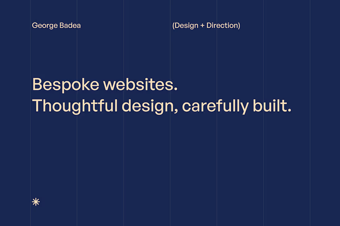 Cover image for Web Design & Build