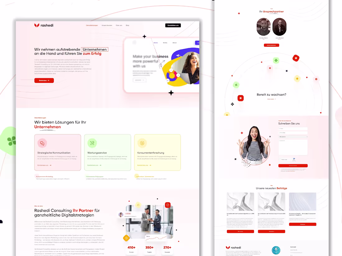 Cover image for Business Consulting Platform – Webflow Development