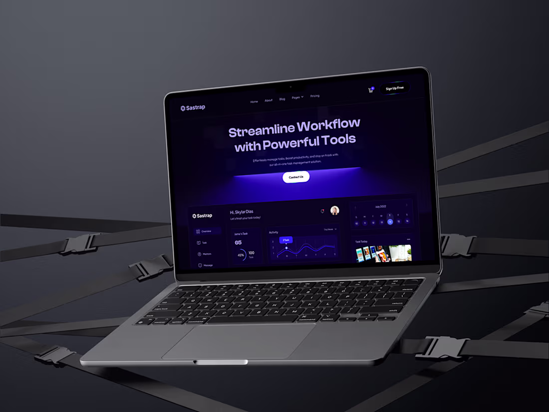 Cover image for Sastrap Landing Page