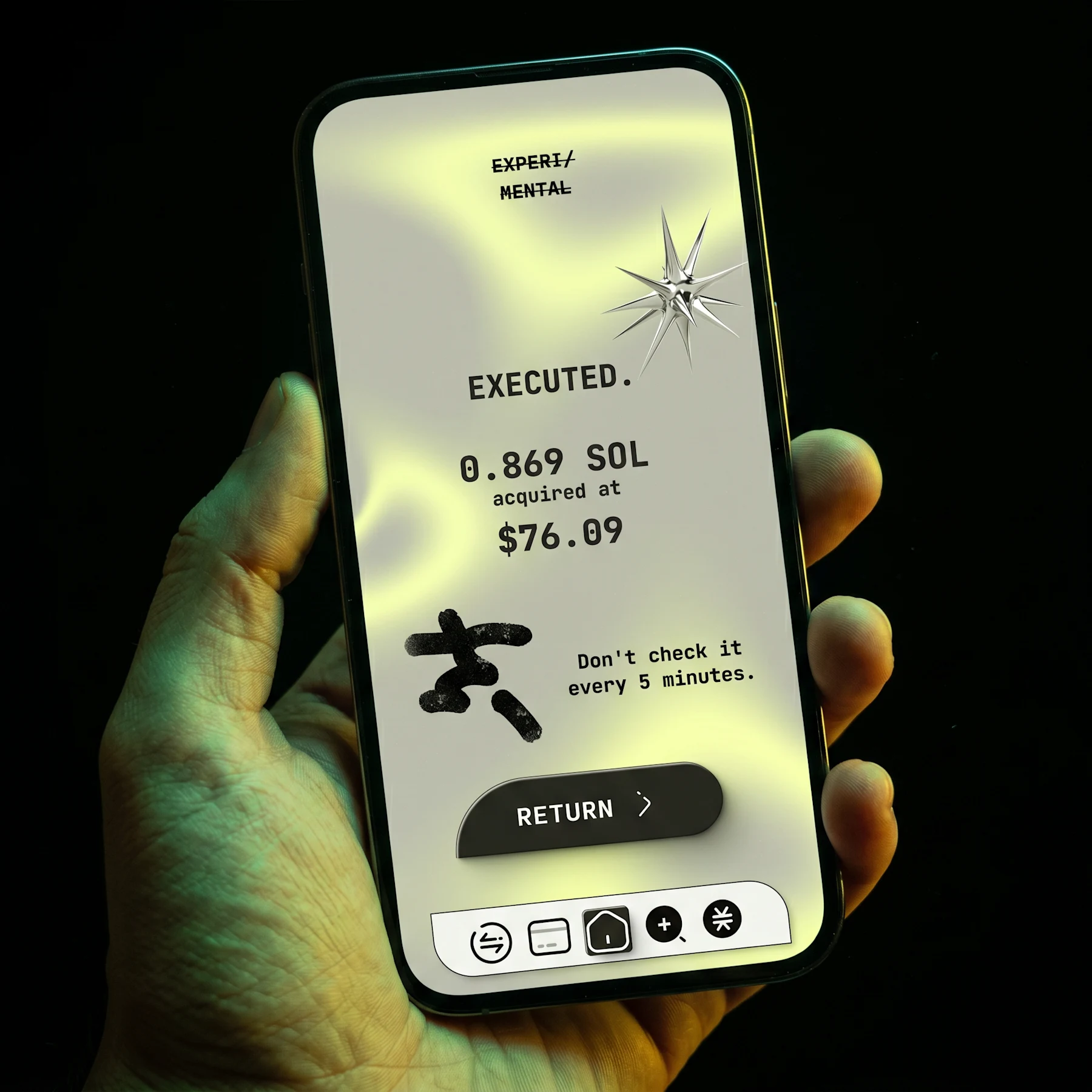 EXPERI/MENTAL Crypto Wallet Design