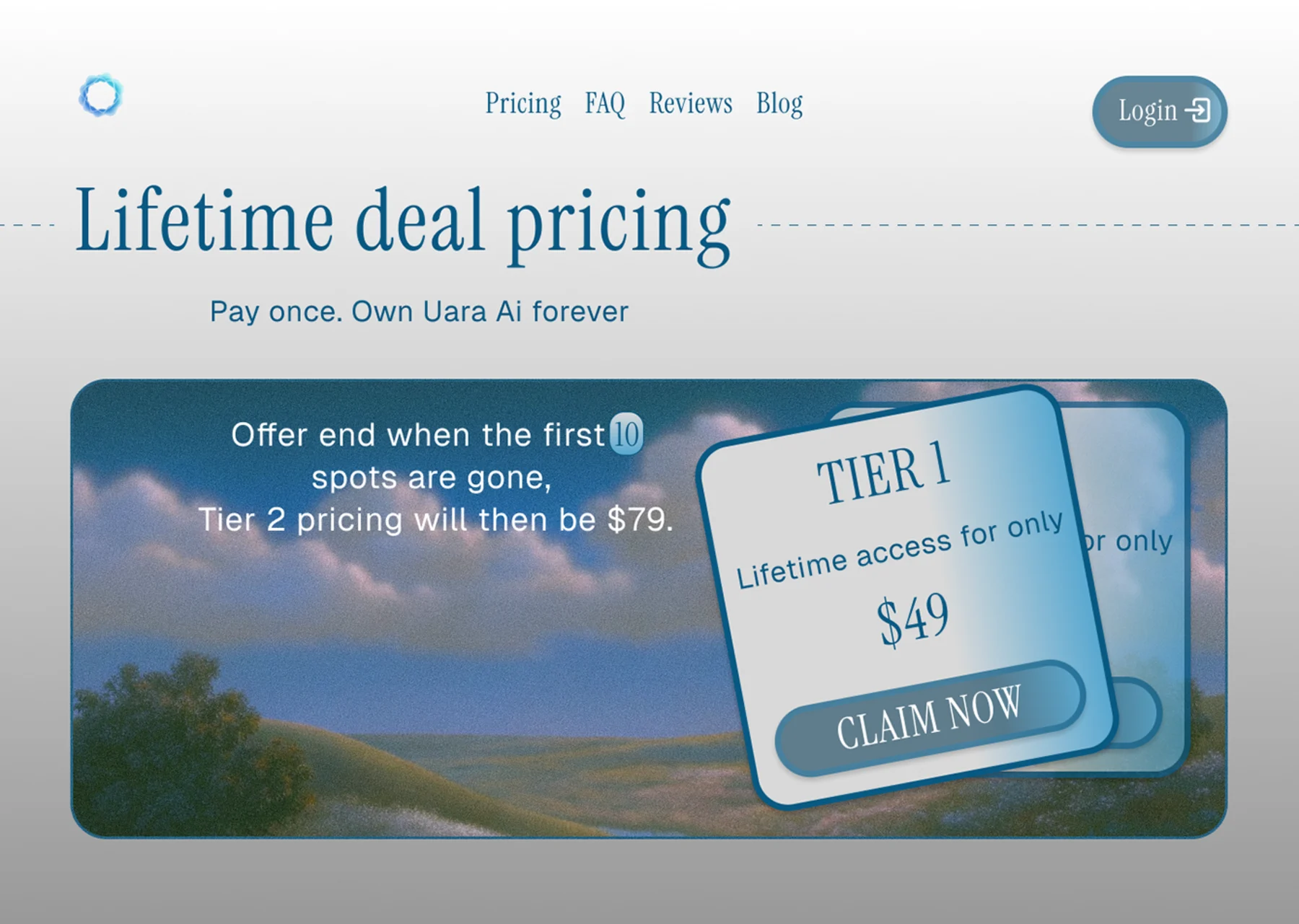 Uara, Health OS web design