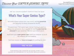 ASK Method-Style Quiz As Basis For A Personalized Lead Magnet