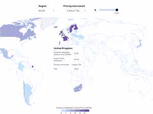 World Carbon Pricing Data Viz