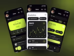 Finance Mobile App Design for Figma