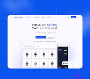 MasterPOS | SaaS Webflow Website