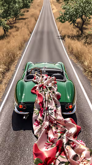 A conceptual visual campaign merging