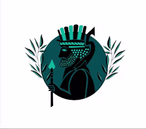 Persian soldier abstract LOGO