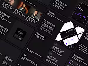 InvestMinds Pitch Deck Template – Fintech & Education Startup