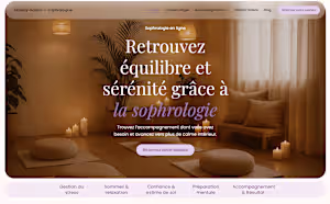 Sophrologist Mandelieu - Wix Showcase Creation