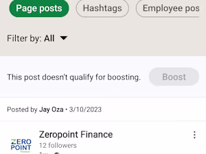 Social Media Management for financial company 