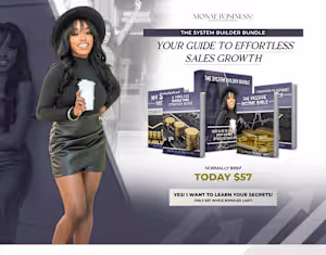 Sales page funnel for coaching product