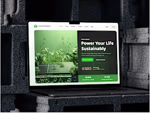 EcoTech Website Design – UX