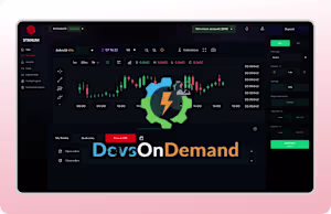 Here is a trading webapp