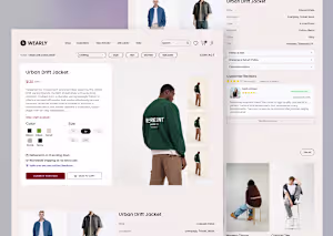 E-commerce Product Detail Page UI