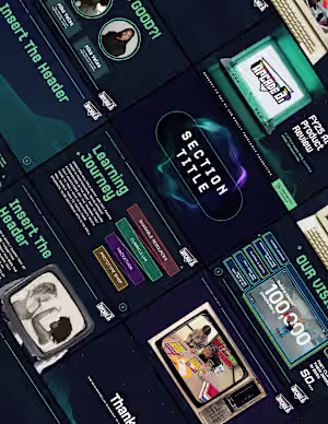 Presentation design for AI learning organization