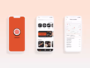 Mobile Ordering App Design 