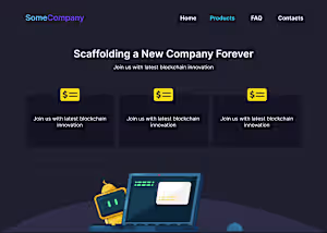 Simple page with Responsiveness
