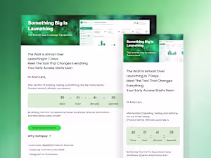 Product Launch Email Design for Sahlpay using Stripo