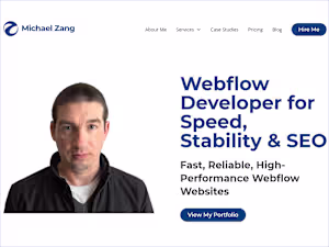 Michael Zang Portfolio - Performance-Focused Developer Website