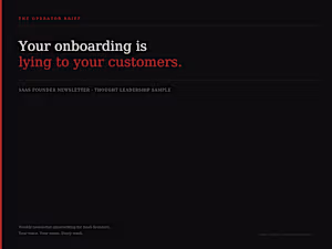 Most SaaS founders build their