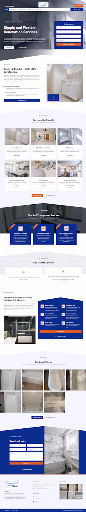 3 Aces bathtub & tiles