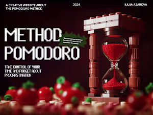 Pomodoro Technique Creative Web App Design